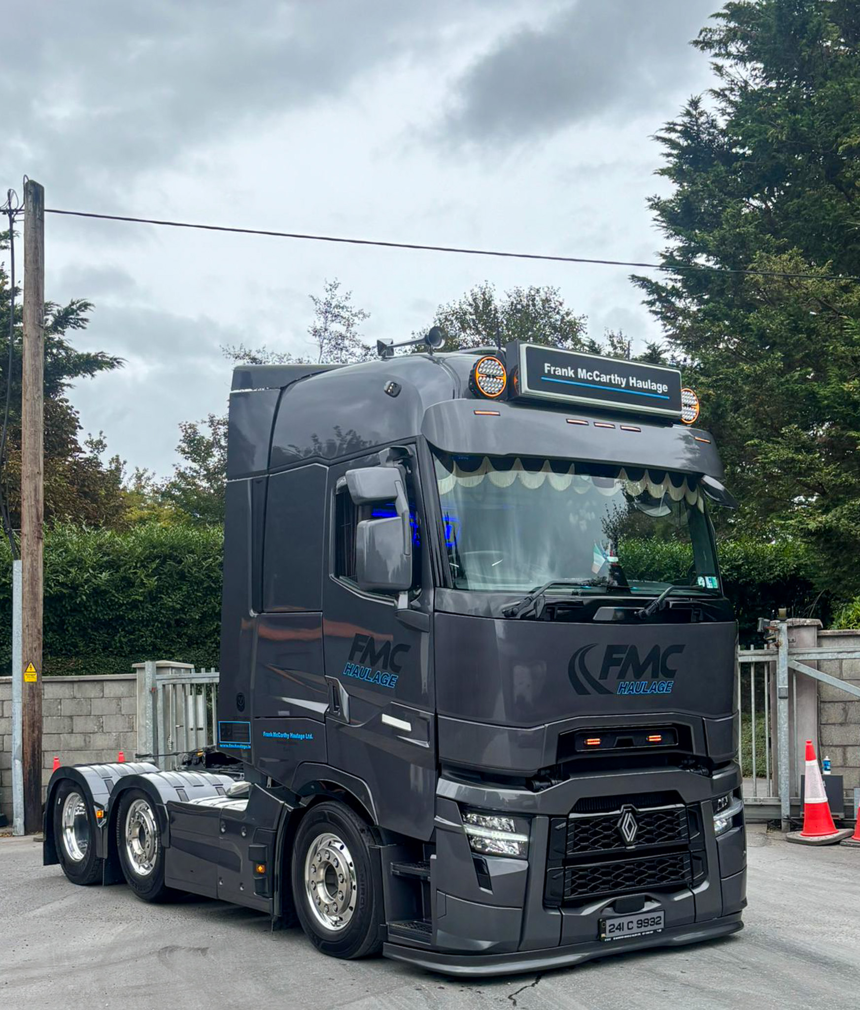FMC Renault truck at the yard